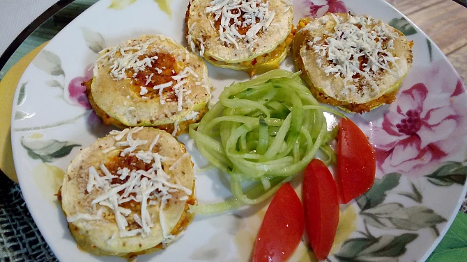 Zapečená cuketa s tofu