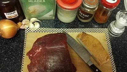 Hovězí pečeně na mletém zázvoru