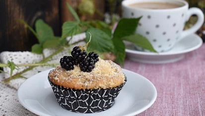Ostružinové muffiny
