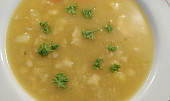 Bramborová polévka s haluškami