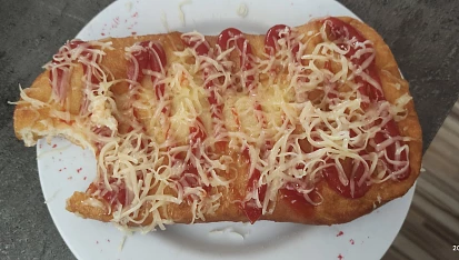 Langoše - těsto s kysanou smetanou