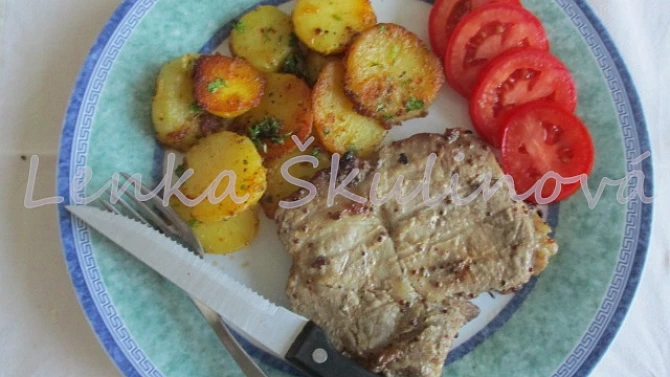 Marinovaná whisky krkovička na grilu