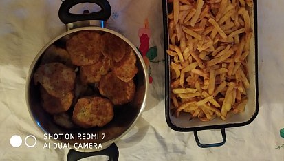 Bramboráčky s hranolky podle Akima, Levně, rychle