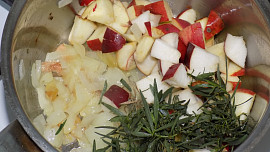 Sumeček africký v jablečno-estragonové omáčce