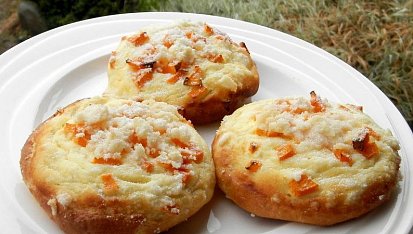 Tvarohové koláčky s borůvkami a dýní, Tvarohové koláčky s dýní