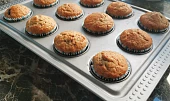 Banánové muffiny plněné Nutellou