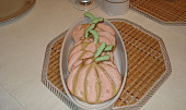 Křehké máslové sušenky (Podzimní zátiší s malými tykvemi.)