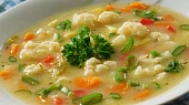 Květáková polévka - vegan