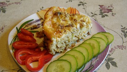 Květákovo-kapustičkový nákyp