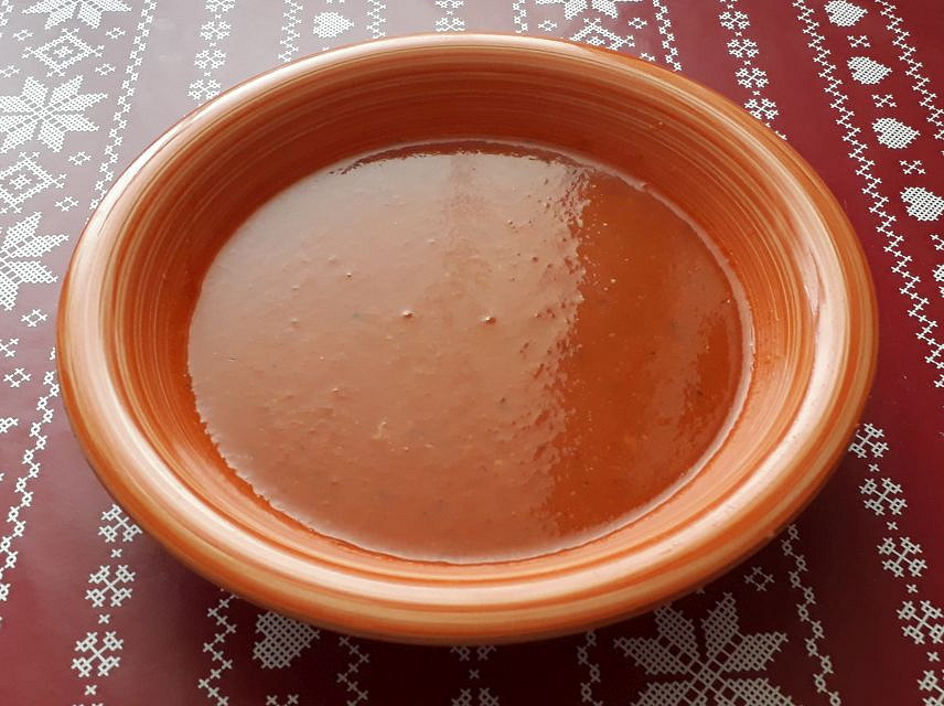 Rajčatová polévka - jednoduše a rychle