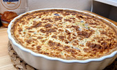 Kapustový quiche s modrým sýrem (slaný koláč)