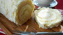 Kokosová roláda s mascarpone