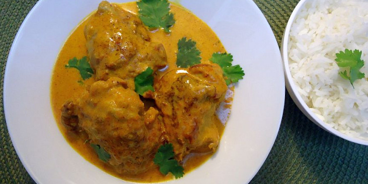 Máslové kuře z indické kuchyně