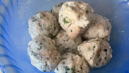 Vepřové koleno podle Kuby, Bavorský knedlík