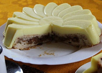 Jablečný koláč s pudingem Jablečný koláč s pudingem