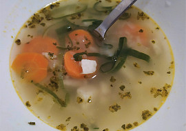 Zeleninová polévka s rýži (recept lehce upraven)