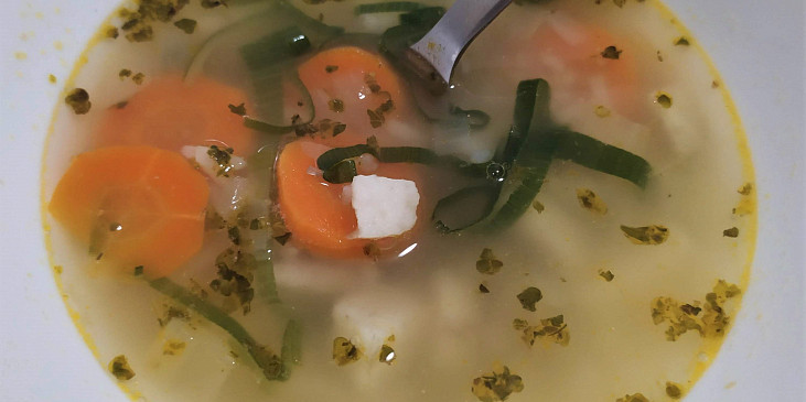 Zeleninová polévka s rýži (recept lehce upraven)