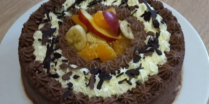 Pravý pařížský dort s krájecí polevou (Tak i na podruhé jsem jel podle vašeho receptu)