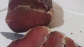 Sušená šunka z vepřové kotlety ve stylu prosciutto