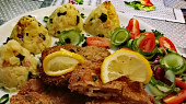 Smažená krkovice v panko strouhance nebo na přírodno se šťouchanými bramborami
