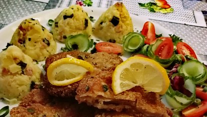 Smažená krkovice v panko strouhance nebo na přírodno se šťouchanými bramborami