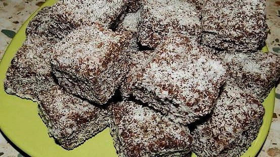 Kostky v čokoládě a kokosu, Kostky v čokoládě a kokosu