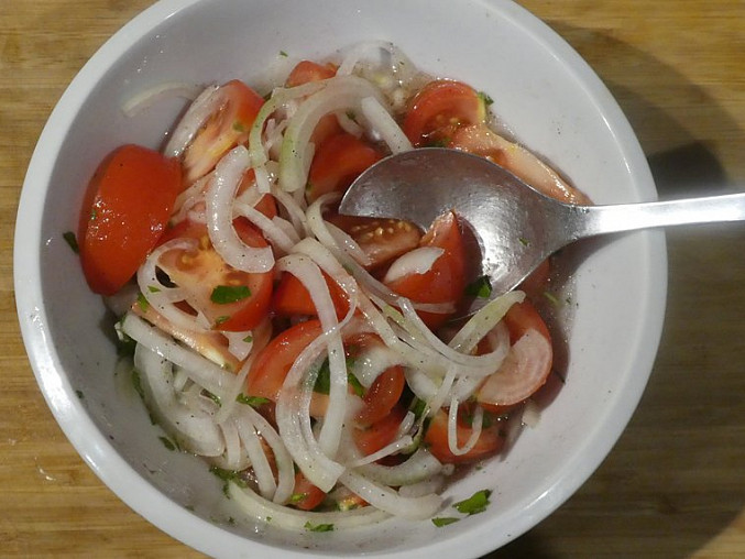 Rajčatový salát | Lehký a snadný, Rajčatový salát
