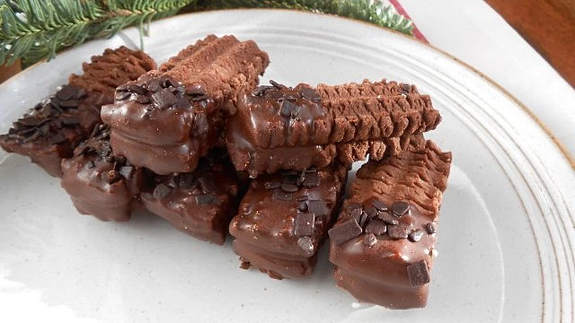 Čokoládové Sacher tyčinky