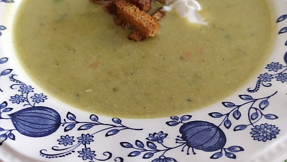 Hrášková polévka podle Pohlreicha