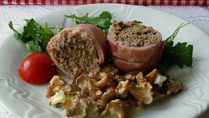 Rolky z mletého masa zabalené ve slanině, Rolky z mletého masa zabalené ve slanině