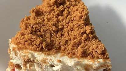 Nepečený Lotus Cheesecake s jahodami