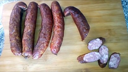 Silvestrovské klobásy, Nakroj po vychlazení