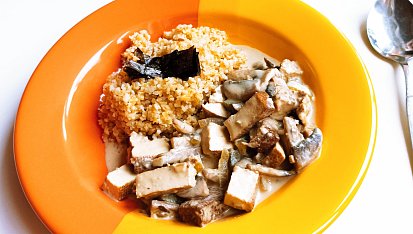 Žampiony à la Stroganoff podle Bukovského