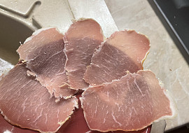 Domácí  sušené prosciutto