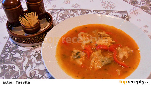 Kapří halászlé bez kostí  (Dělená strava podle LK - Zvířata)