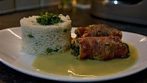 Králičí rolky sous-vide v kabátku z pancetty