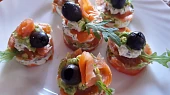 Domácí gravlax & luxusní lahůdky z gravlaxu, Lososové mini tataráčky