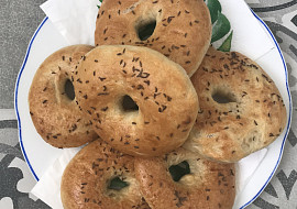 Domácí bagel