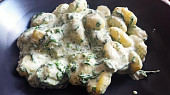 Gnocchi se sýrovou omáčkou a špenátem
