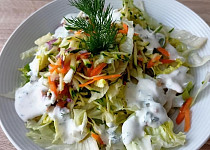 Zeleninový salát s koprem