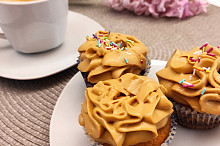 Borůvkové muffiny s karamelovým krémem s mascarpone ????