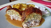 Kuřecí stehna s vaječnou náplní, Kuřecí stehna s vaječnou náplní