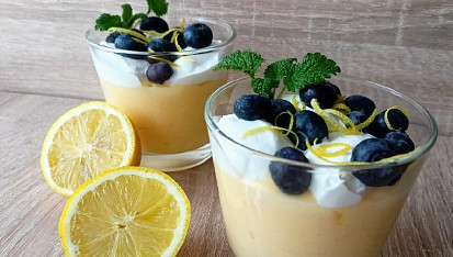 Citronový krém se šlehačkou, Citronový krém se šlehačkou