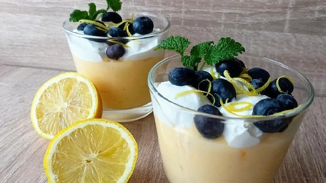 Citronový krém se šlehačkou, Citronový krém se šlehačkou