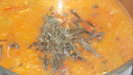 Rajčatová polévka z Korfu