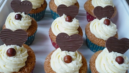 Cupcaky s vanilkovým krémem