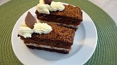 Kakaovo-kávové řezy s mascarpone krémem