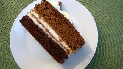 Kakaovo-kávové řezy s mascarpone krémem