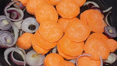 Rybí filety s brokolicí a batáty