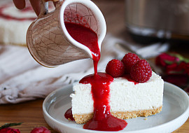 Valentýnský cheesecake